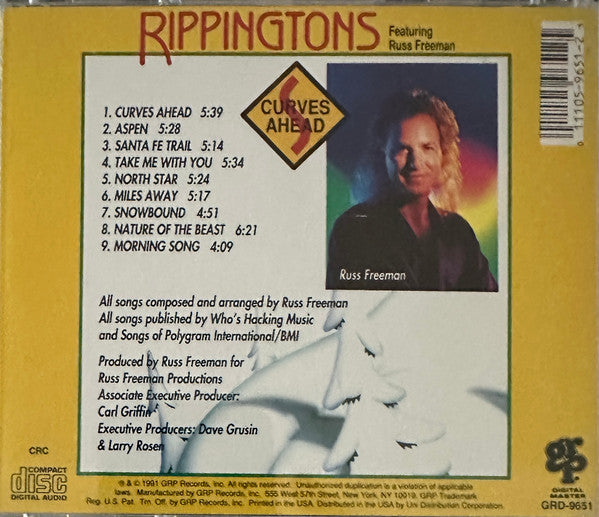 The Rippingtons Featuring Russ Freeman (2) : Curves Ahead (CD, Club)