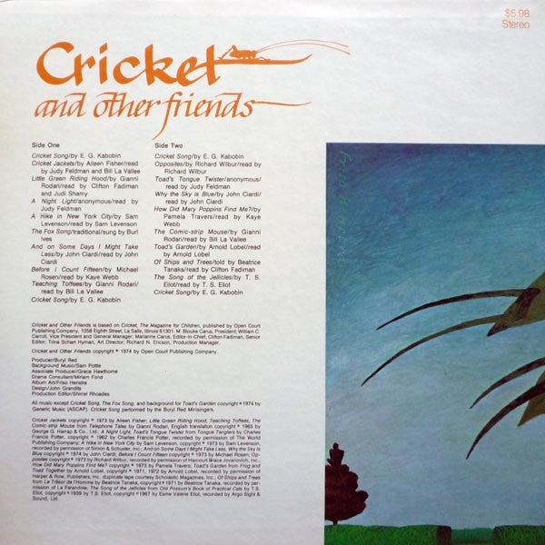 Various : Cricket And Other Friends (LP)