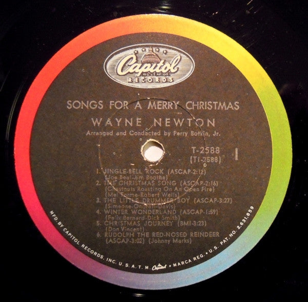 Wayne Newton : Songs For A Merry Christmas (LP, Album)