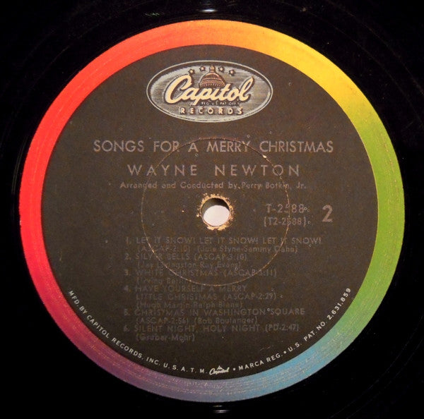 Wayne Newton : Songs For A Merry Christmas (LP, Album)