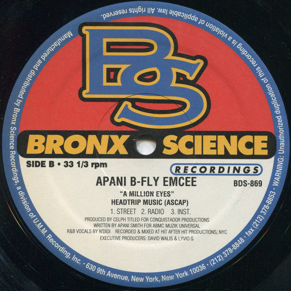 Apani B. Fly : Bioraff Volume 1 (12", Maxi)