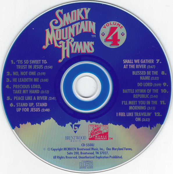 Various : Smoky Mountain Hymns Volume 4 (CD)