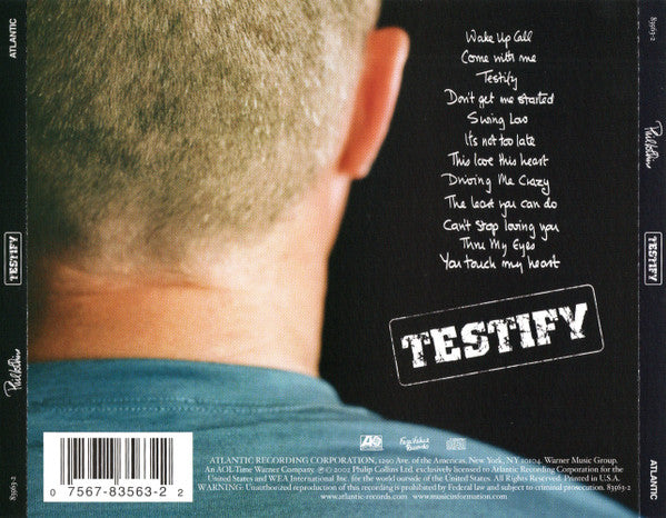 Phil Collins : Testify (CD, Album)