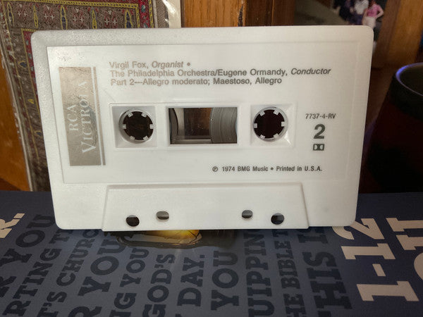 Camille Saint-Saëns, The Philadelphia Orchestra, Eugene Ormandy, Virgil Fox : Symphony No. 3 “Organ” (Cass, RE)