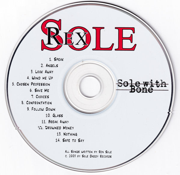 Rex Sole : Sole With Bone (CD, Album)