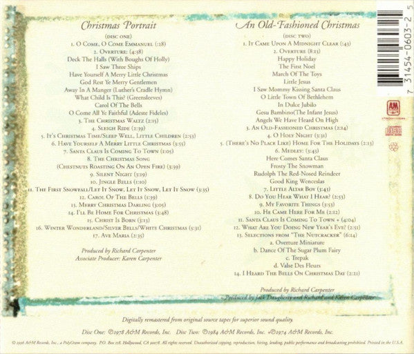 Carpenters : Christmas Collection (2xCD, Comp, RE, RM)