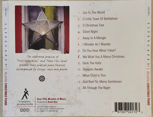 Kavin Hoo : Relaxing Christrmas Piano (CD, Album)