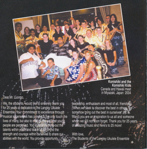 Langley Ukulele Ensemble : Ukulele Celebration (CD, Album)