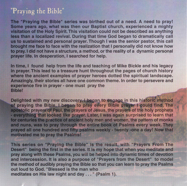 Wesley Campbell : Prayers From The Desert (CD, Album)