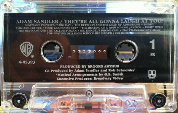 Adam Sandler : They're All Gonna Laugh At You! (Cass, Album)