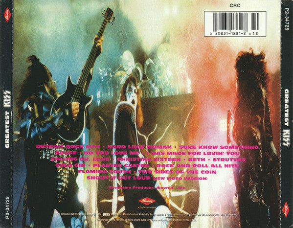 Kiss : Greatest Kiss (CD, Comp, Club, RM)
