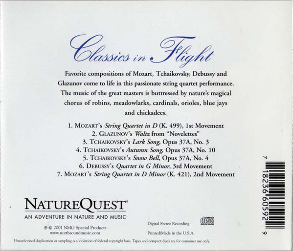 Veronika String Quartet : Classics in Flight (CD, Album)