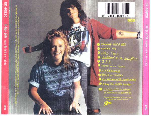 Indigo Girls : Nomads · Indians · Saints (CD, Album, RP)