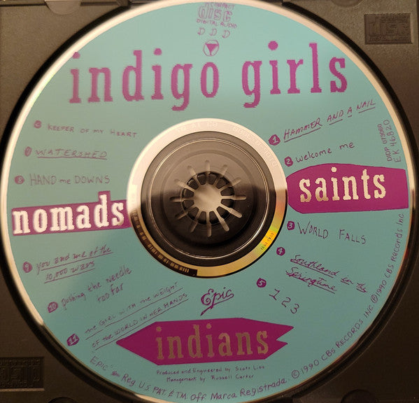 Indigo Girls : Nomads · Indians · Saints (CD, Album, RP)