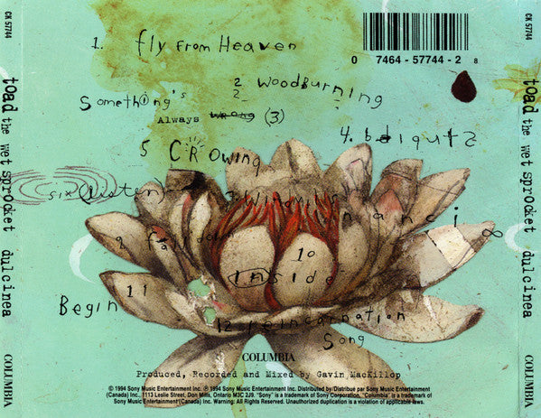 Toad The Wet Sprocket : Dulcinea (CD, Album)