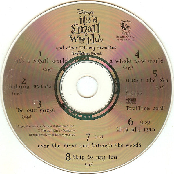 Various : Disney's It's A Small World And Other Disney Favorites (CD, Comp)