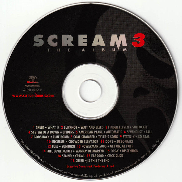 Various : Scream 3 The Album (CD, Comp, Len)