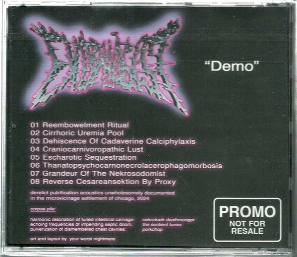 Exophagist : Promotional Demo (CDr, Advance, EP, Promo)
