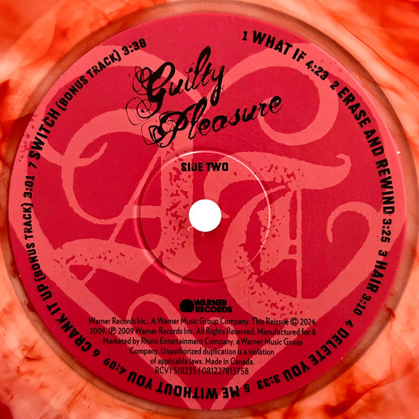 Ashley Tisdale : Guilty Pleasure (LP, Album, Ltd, RE, Red)