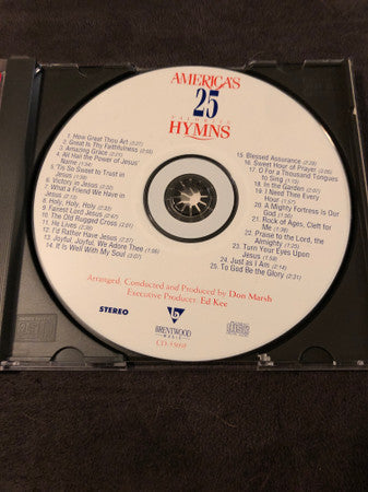 Don Marsh : America's 25 Favorite Hymns (CD, Comp)