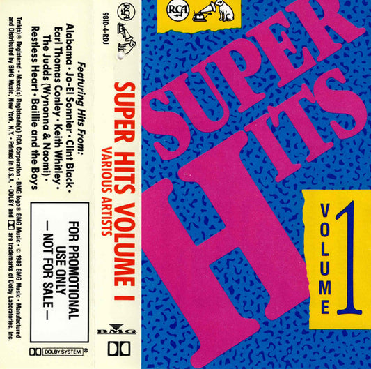Various : Super Hits Volume I (Cass, Comp, Promo)