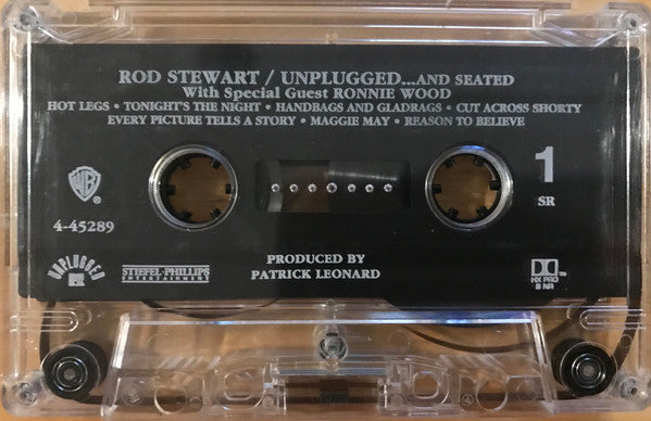 Rod Stewart With Special Guest Ron Wood : Unplugged ...And Seated (Cass, Album, HX )