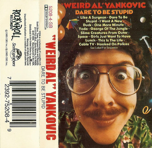 "Weird Al" Yankovic : Dare To Be Stupid (Cass, Album, RE)