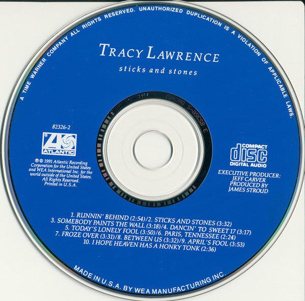 Tracy Lawrence : Sticks And Stones (CD, Album)