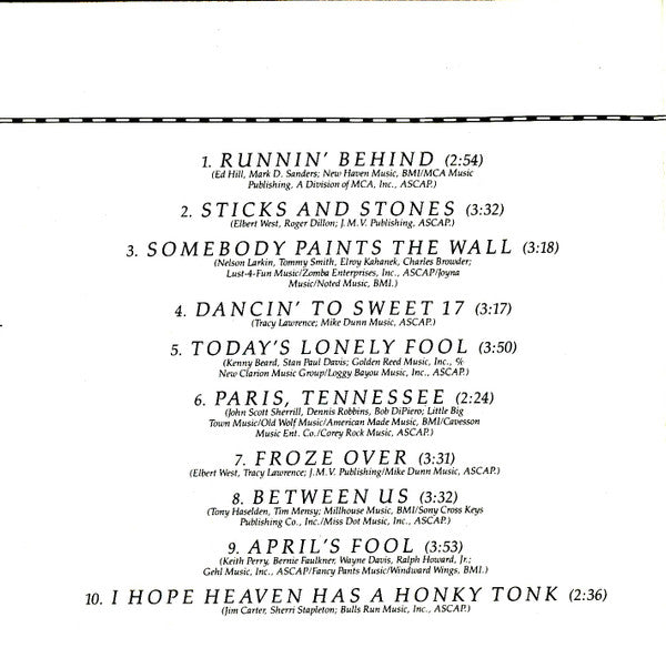 Tracy Lawrence : Sticks And Stones (CD, Album)