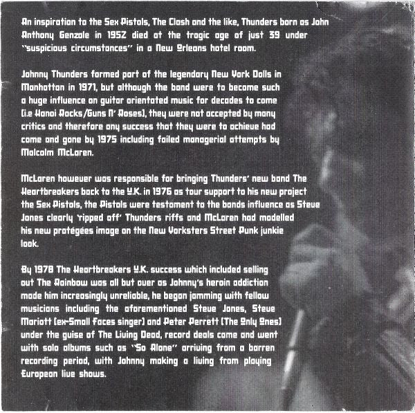 Johnny Thunders : Have Faith (CD, Album)