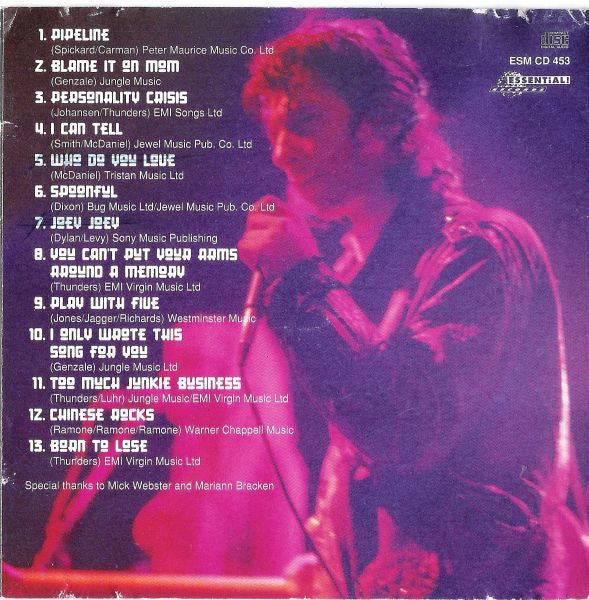 Johnny Thunders : Have Faith (CD, Album)