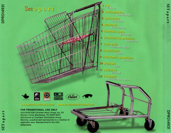 Various : Set Apart (CD, Comp, Promo)