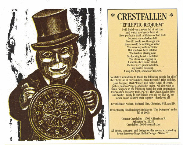 Waifle / Crestfallen : A Split 7" (7", W/Lbl)