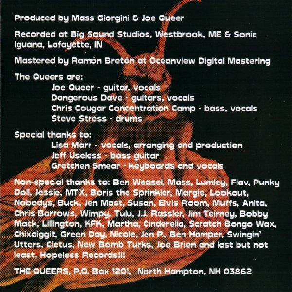 The Queers : Punk Rock Confidential (CD, Album)