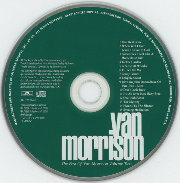 Van Morrison : The Best Of Van Morrison Volume Two (CD, Comp)