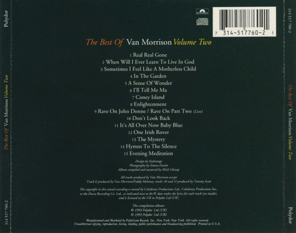 Van Morrison : The Best Of Van Morrison Volume Two (CD, Comp)