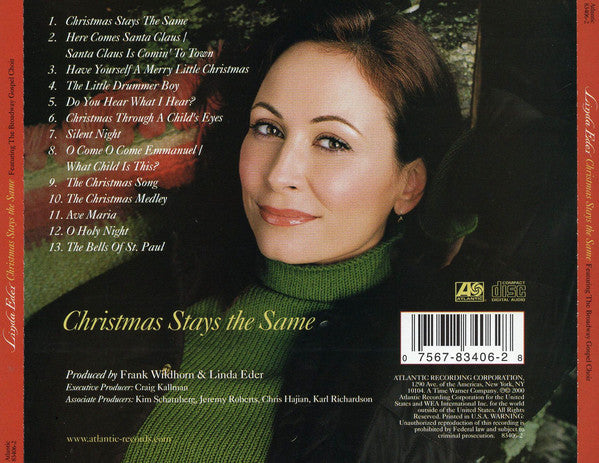 Linda Eder Featuring The Broadway Gospel Choir : Christmas Stays The Same (CD, Album)