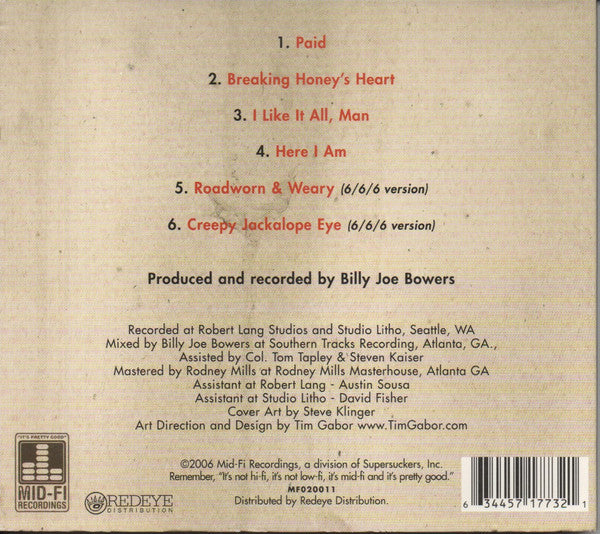 Supersuckers : Paid (CD, EP, Dig)