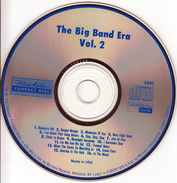 Various : The Big Band Era Vol. 2 (CD, Comp, RM)