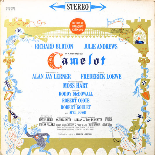 Richard Burton (2), Julie Andrews - Alan Jay Lerner, Frederick Loewe : Camelot (LP, Album, Gat)