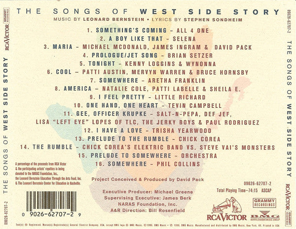 Various : The Songs Of West Side Story (CD, Comp)