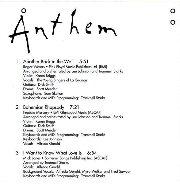 The Taliesin Orchestra : Anthem (2xCD, Album)