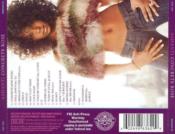Ashanti : Concrete Rose (CD, Album)