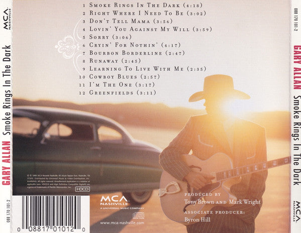 Gary Allan (2) : Smoke Rings In The Dark (HDCD, Album, PDM)