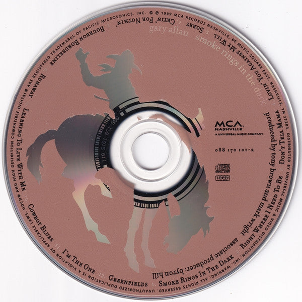 Gary Allan (2) : Smoke Rings In The Dark (HDCD, Album, PDM)