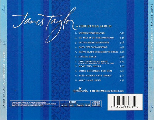 James Taylor  - A Christmas Album (CD) (VG+) - Endless Media