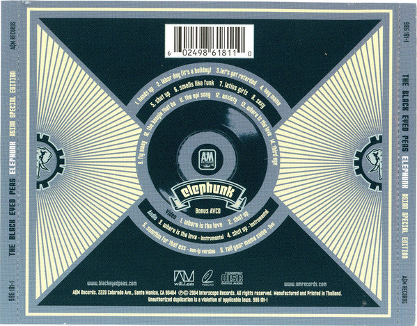 Black Eyed Peas : Elephunk (CD, Album + AVCD + S/Edition)