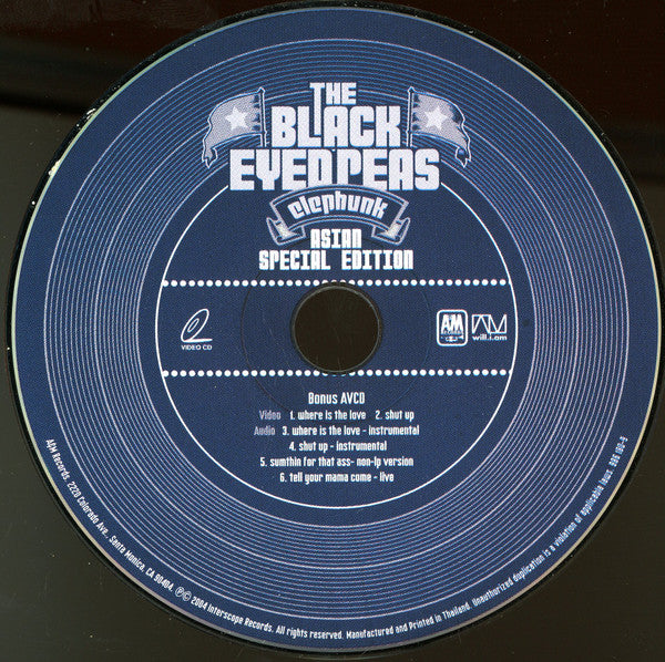 Black Eyed Peas : Elephunk (CD, Album + AVCD + S/Edition)