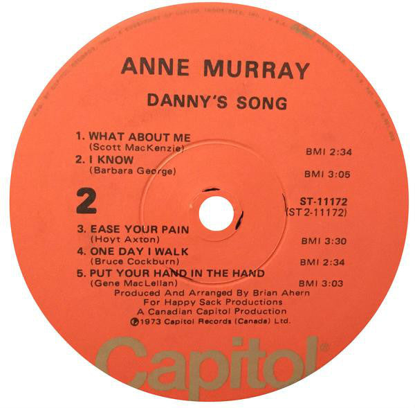 Anne Murray - Danny's Song (LP) (G+) - Endless Media