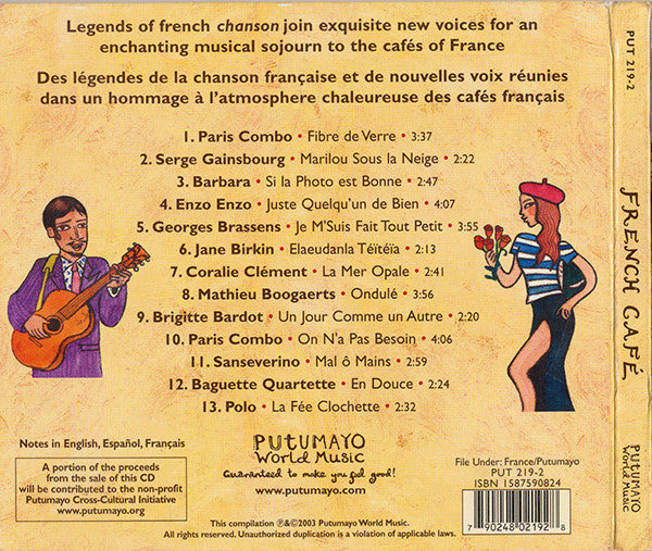 Various : French Café (CD, Comp)
